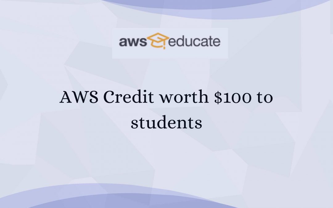 AWS Credit worth $100 to students
